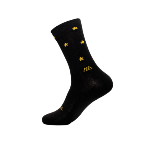 Sock 2Star Negro Dorado